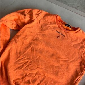 LONELY GHOST Vibrant Orange Sweatshirt
